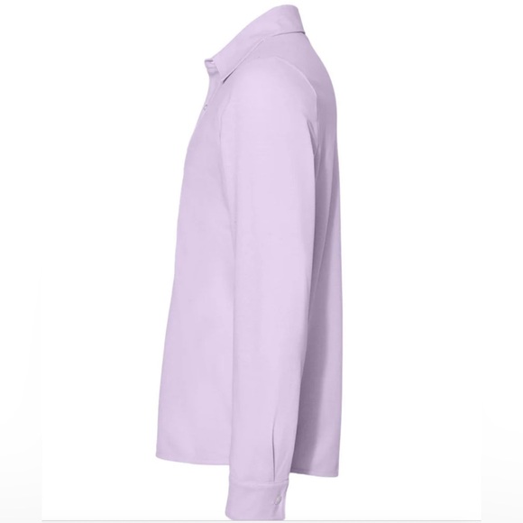 PRIM+PREUX BUTTON DOWN SHIRT CASUAL MEN’S LONG SLEEVE PURPLE COLOR SIZE LARGE - Picture 2 of 9